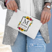 Sunflower Rose Daisy Autumn Floral Wedding Party