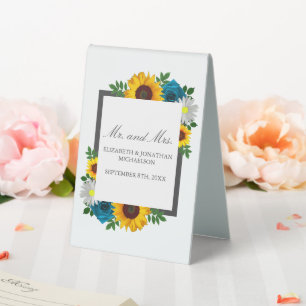 Sunflower Rose Daisy Floral Wedding