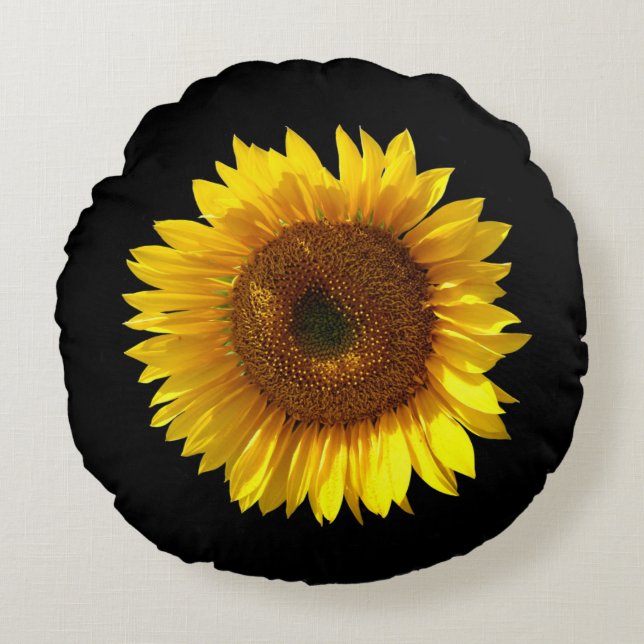 Sunflower Round Cushion (Front)
