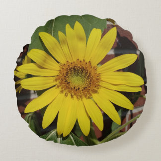 Sunflower Round Cushion