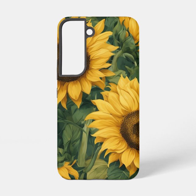 Sunflower  samsung galaxy s22 case (Back)