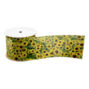 Sunflower Satin Ribbon