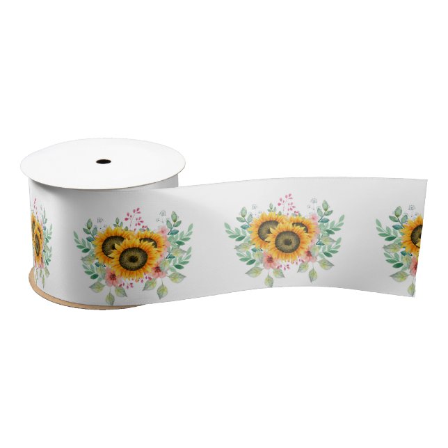 Sunflower    satin ribbon (Spool)