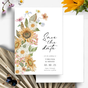 Sunflower Save The Date