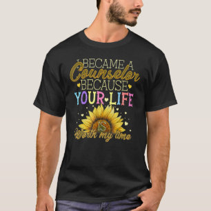 Sunflower School Counsellor Guidance Appreciation T-Shirt