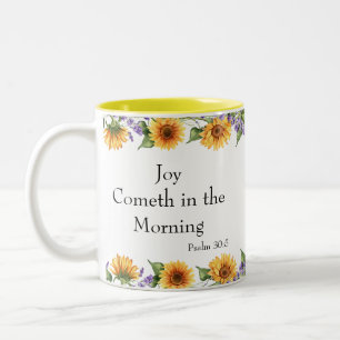 Sunflower Scripture Mug