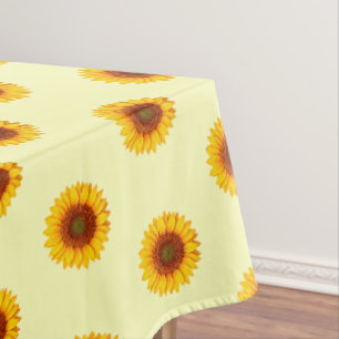 Sunflower Seamless Pattern Tablecloth