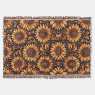 Sunflower Season Throw Blanket