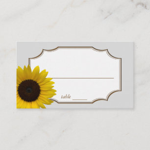 Sunflower Seating Place Cards