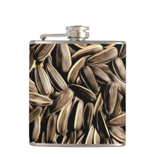 Sunflower Seeds Cool Cute Hip Flask