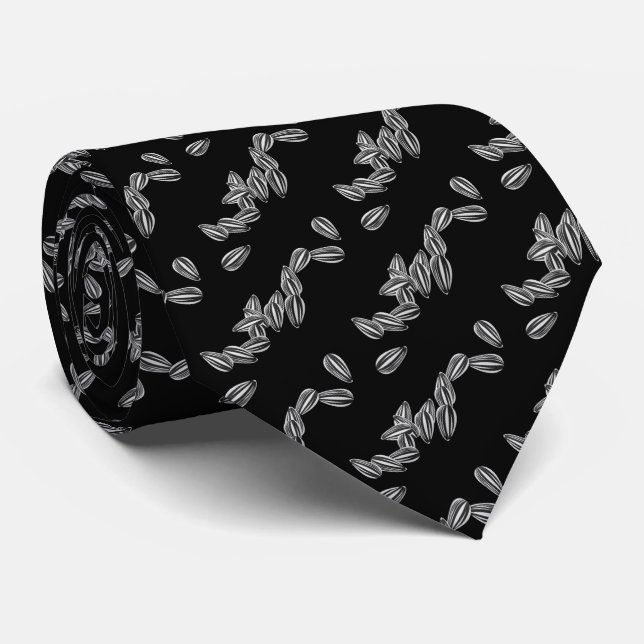Sunflower Seeds Cool Fun Tie (Rolled)