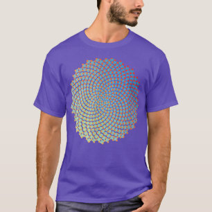 Sunflower Seeds Fibonacci Spiral Funny Math Nerd G T-Shirt