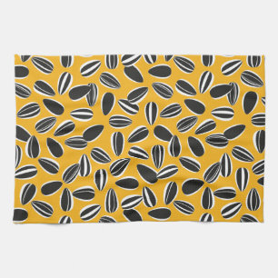 Sunflower Seeds Tea Towel