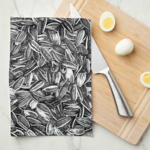 Sunflower Seeds Tea Towel