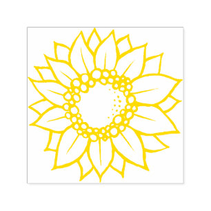 Sunflower Self-inking Stamp
