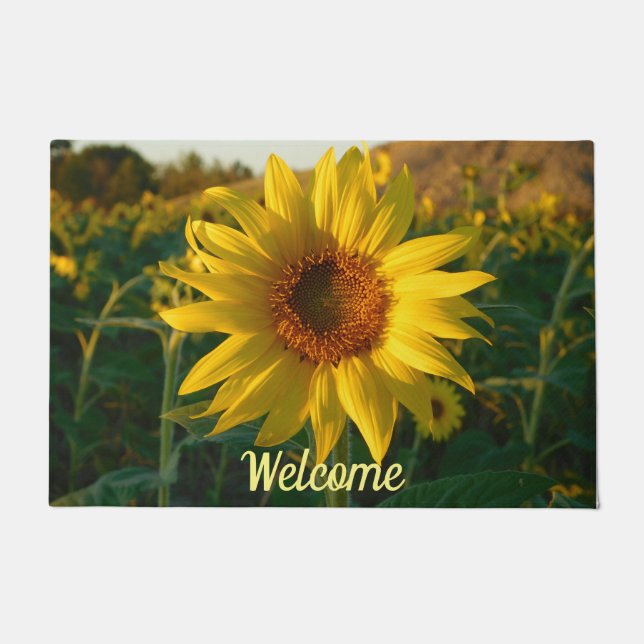 Sunflower Sensation Doormat (Front)