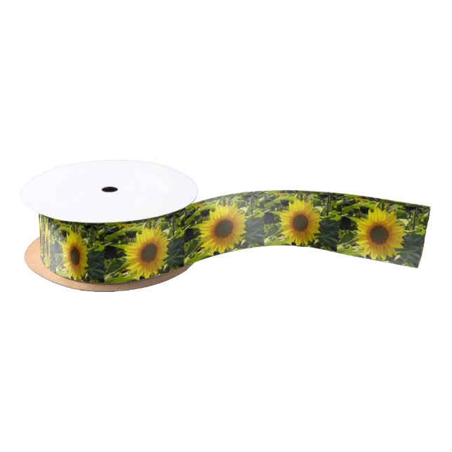 Sunflower Sensation Satin Ribbon (Spool)