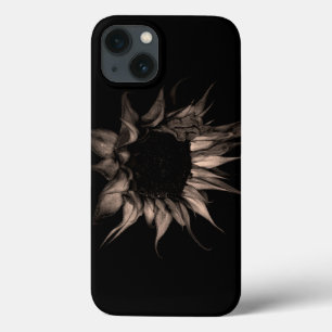 Sunflower - Sepia Fine Art Photograph Unique Cool iPhone 13 Case