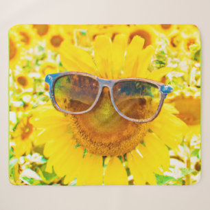 Sunflower Shades Chic Sherpa Blanket