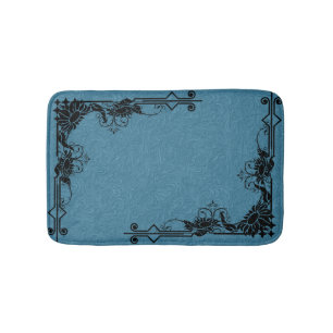 Sunflower Shadow Fairy and Cosmic Cat Bath Mat