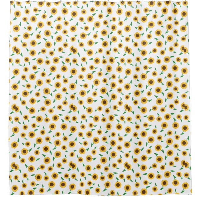 Sunflower Shower Curtain (Front)