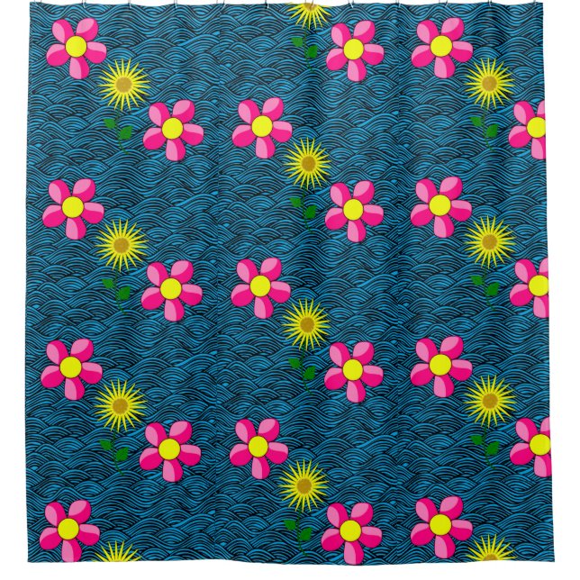 Sunflower Shower Curtain (Front)