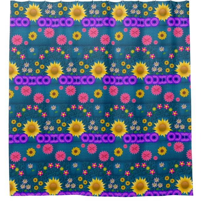 Sunflower Shower Curtain (Front)