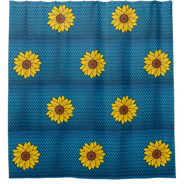 Sunflower Shower Curtain (Front)