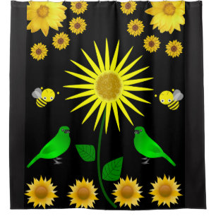 Sunflower Shower Curtains