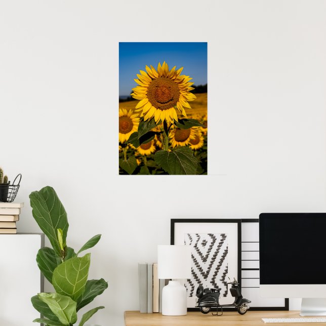 Sunflower Smile Poster (Home Office)