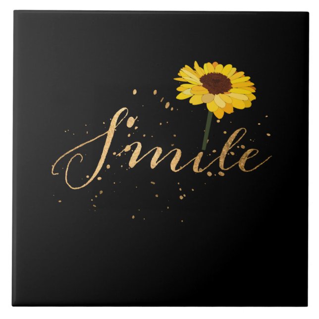 Sunflower Smile Tile (Front)