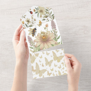 Sunflower Smiles Greeting Wedding Invite