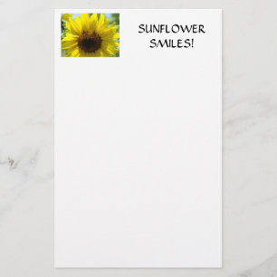 SUNFLOWER SMILES Stationery Sun Flowers