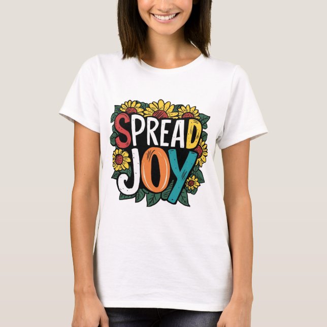 "Sunflower Smiles" T-Shirt (Front)