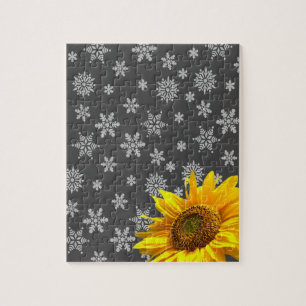 Sunflower Snowflake Puzzles