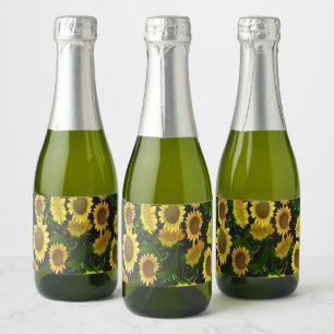 Sunflower Sparkling Wine Label