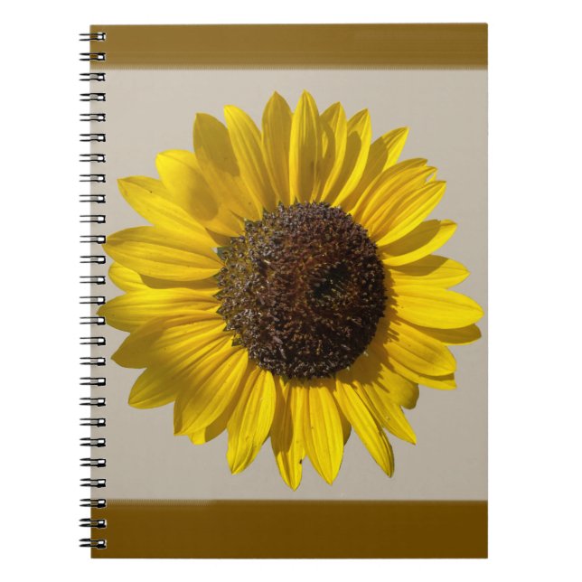 Sunflower Spiral Notebook (Front)