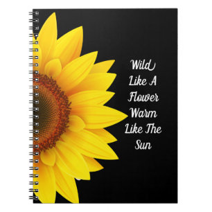 Sunflower Spiral Notebook