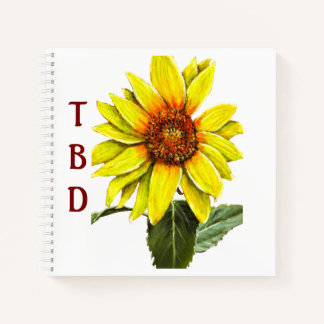 Sunflower Spiral Notebook