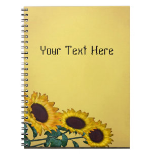 Sunflower Spiral Notebook