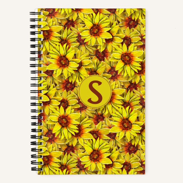 Sunflower Spiral Notebook (Front)