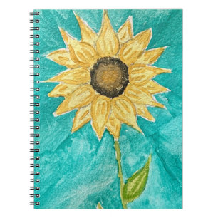 Sunflower Spiral Photo Notebook