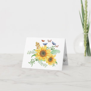 sunflower spring card