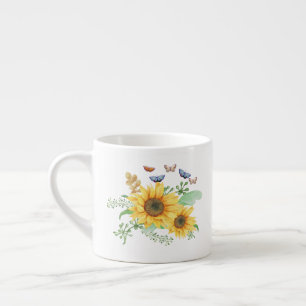 sunflower spring espresso cup