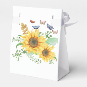 sunflower spring favour box