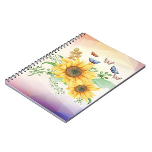 sunflower spring notebook