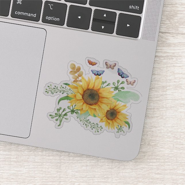 sunflower spring sticker (Detail)