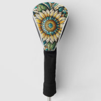 Sunflower Stained Glass Mosaic