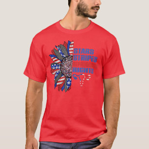 Sunflower Stars Stripes Reproductive Rights Woment T-Shirt
