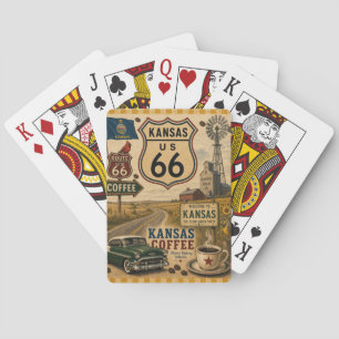 Sunflower State Mother Road Game Night Playing Cards